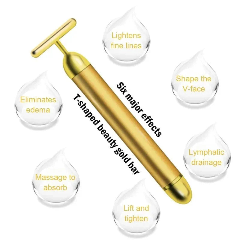 24K Electric Facial Massage Roller