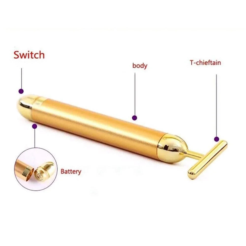 24K Electric Facial Massage Roller