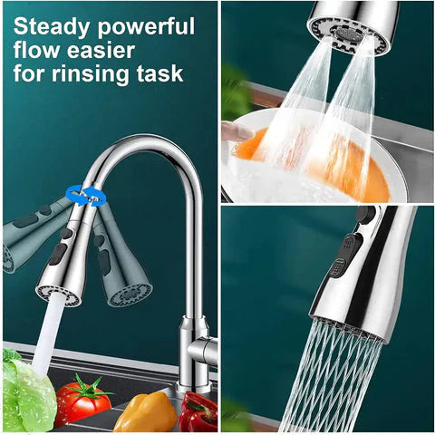 3-Mode Premium Kitchen Sink Faucet